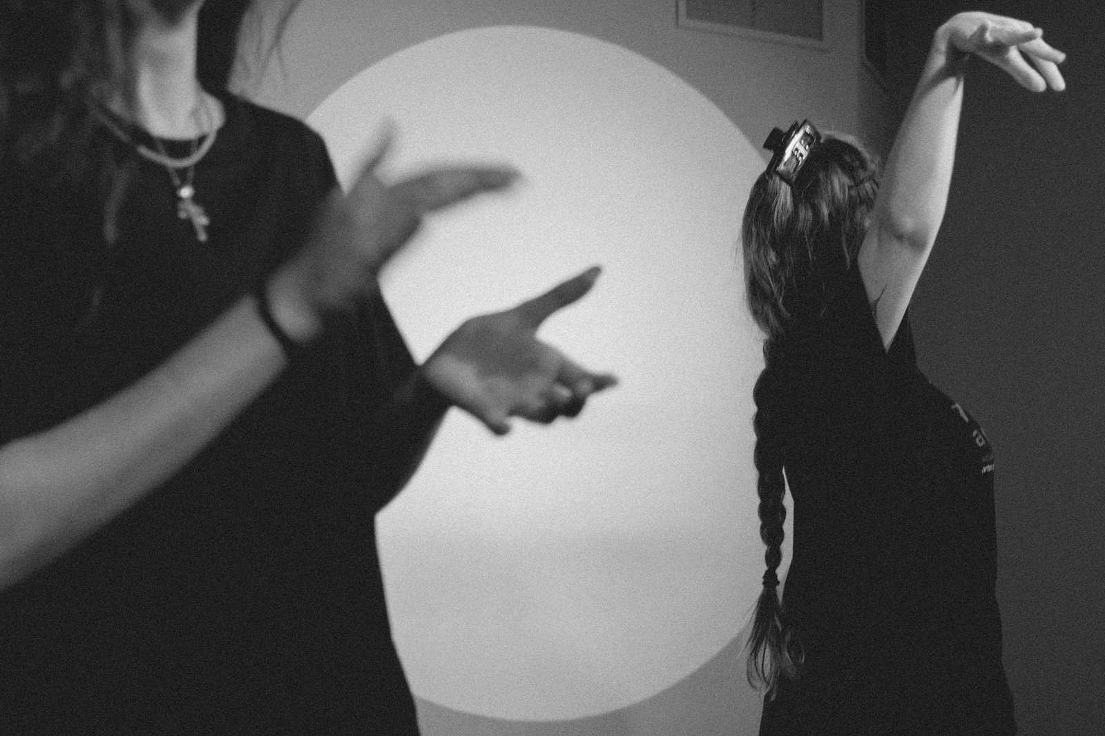 Alumna de baile flamenco en el tablao